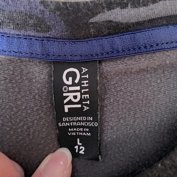 Athleta Girl Camo Sweatshirt - Picture 2 of 3